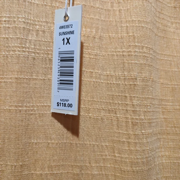 Yellow Crochet Detail Women's Top - Picture 9 of 9